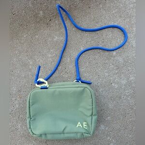 American Eagle Outfitters Small Overnight Toiletry Bag Green & Blue